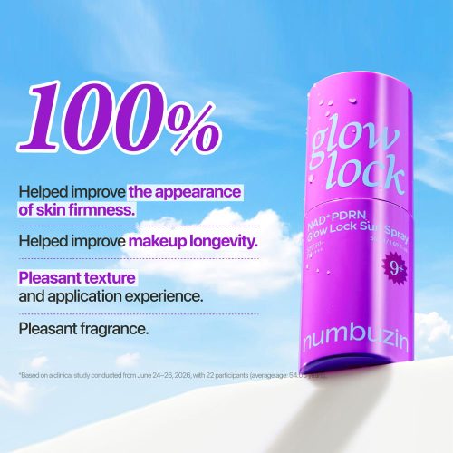 اسپری ضد آفتاب ضد چروک و جوانساز +NAD و PDRN شماره 9 نامبوزین numbuzin No.9 NAD+ PDRN Glow Lock Sun Spray