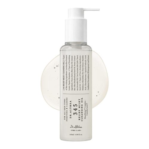شوینده روغنی میلکی 345 دکتر التیا تسکین دهنده، کنترل چربی و پاک کننده منافذ Dr. Althea 345 Relief Milky Cleansing Oil