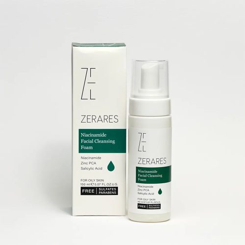 فوم شستشوی نیاسینامید زرارس ZERARES Niacinamide Facial Cleanser Foam