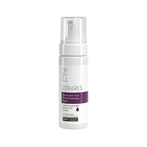 فوم شستشوی هیالورونیک اسید زرارس ZERARES Hyaluronic Acid Fcial Cleanser Foam