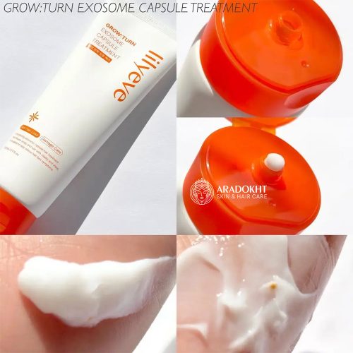 ماسک موی کپسولی ترمیم و تقویت کننده پوست سر و ضد ریزش اگزوزوم لیلیوئه lilyeve Grow Turn Exosome Capsule Treatment