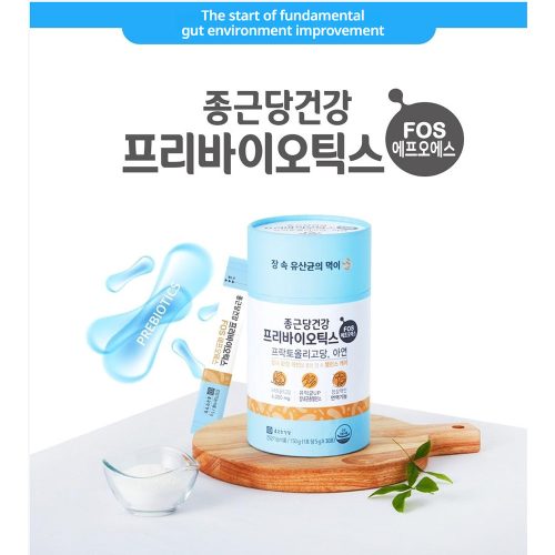 مکمل پری بیوتیک فروکتوالیگوساکارید FOS چونگ کان دانگ سلامت روده و دستگاه گوارش Chong Kun Dang Healthcare Prebiotics Fructooligosaccharide FOS