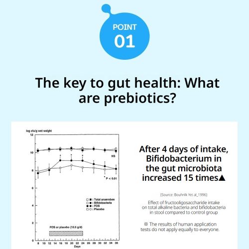 مکمل پری بیوتیک فروکتوالیگوساکارید FOS چونگ کان دانگ سلامت روده و دستگاه گوارش Chong Kun Dang Healthcare Prebiotics Fructooligosaccharide FOS