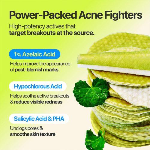 پد تونر ضد جوش آزلائیک اسید و سیکا زیرو بلمیش نامبوزین numbuzin Zero Blemish Azela Cica Balancing Dual Pads