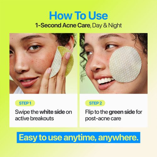 پد تونر ضد جوش آزلائیک اسید و سیکا زیرو بلمیش نامبوزین numbuzin Zero Blemish Azela Cica Balancing Dual Pads