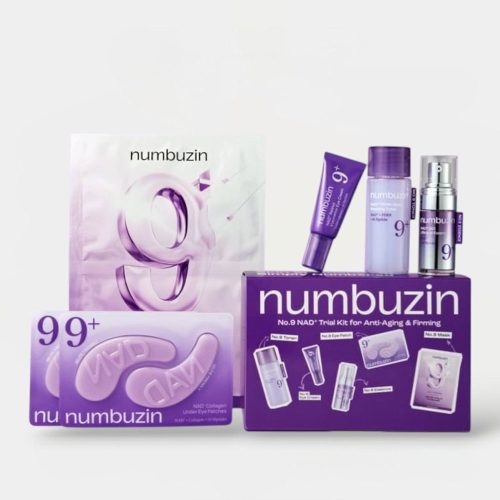 پک مینی محصولات ضد چروک و جوانساز شماره 9 نامبوزین numbuzin No.9 NAD+ Trial Kit for Anti-Aging & Firming