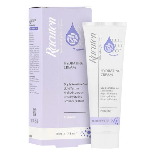 کرم آبرسان پوست خشک و حساس راکوتن Racuten Hydrating Cream For Dry And Sensitive Skin