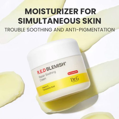کرم ترمیم کننده، تسکین دهنده و ضد لک رد بلمیش دکتر جی Dr.G R.E.D Blemish Repair Soothing Cream
