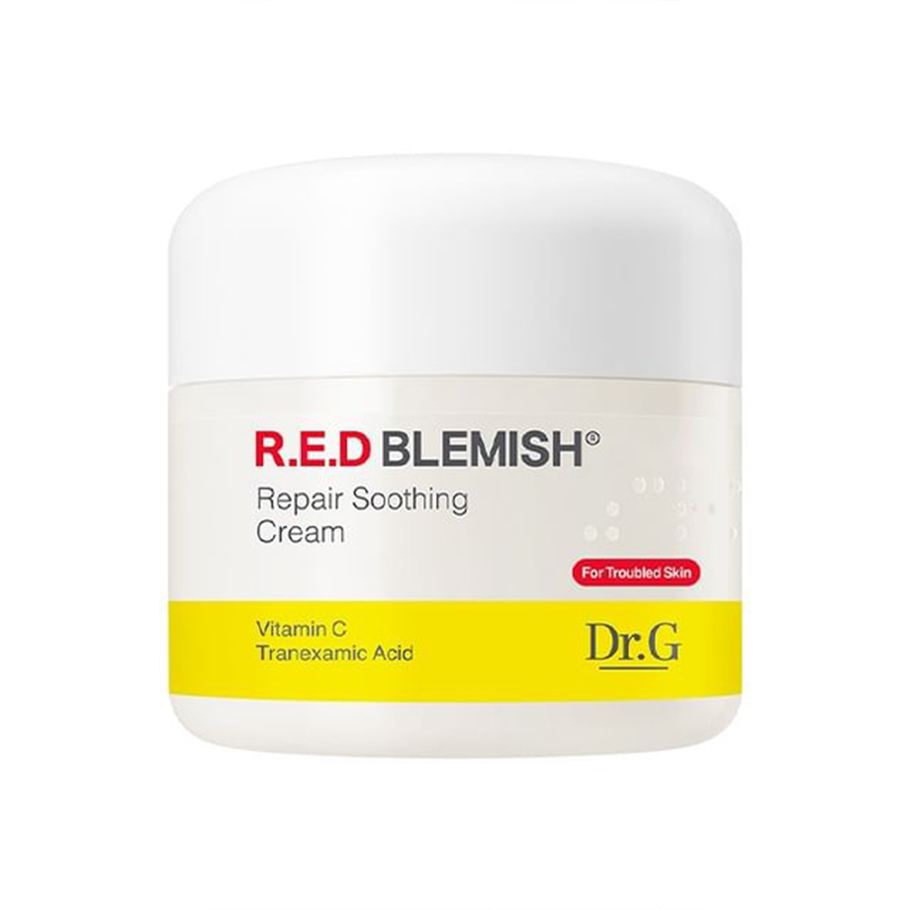 کرم ترمیم کننده، تسکین دهنده و ضد لک رد بلمیش دکتر جی Dr.G R.E.D Blemish Repair Soothing Cream