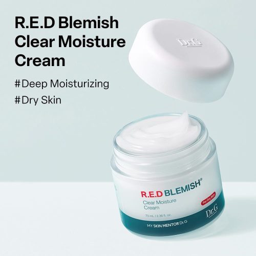 کرم تسکین دهنده و مرطوب کننده پوست خشک و حساس رد بلمیش دکتر جی Dr.G R.E.D Blemish Clear Moisture Cream