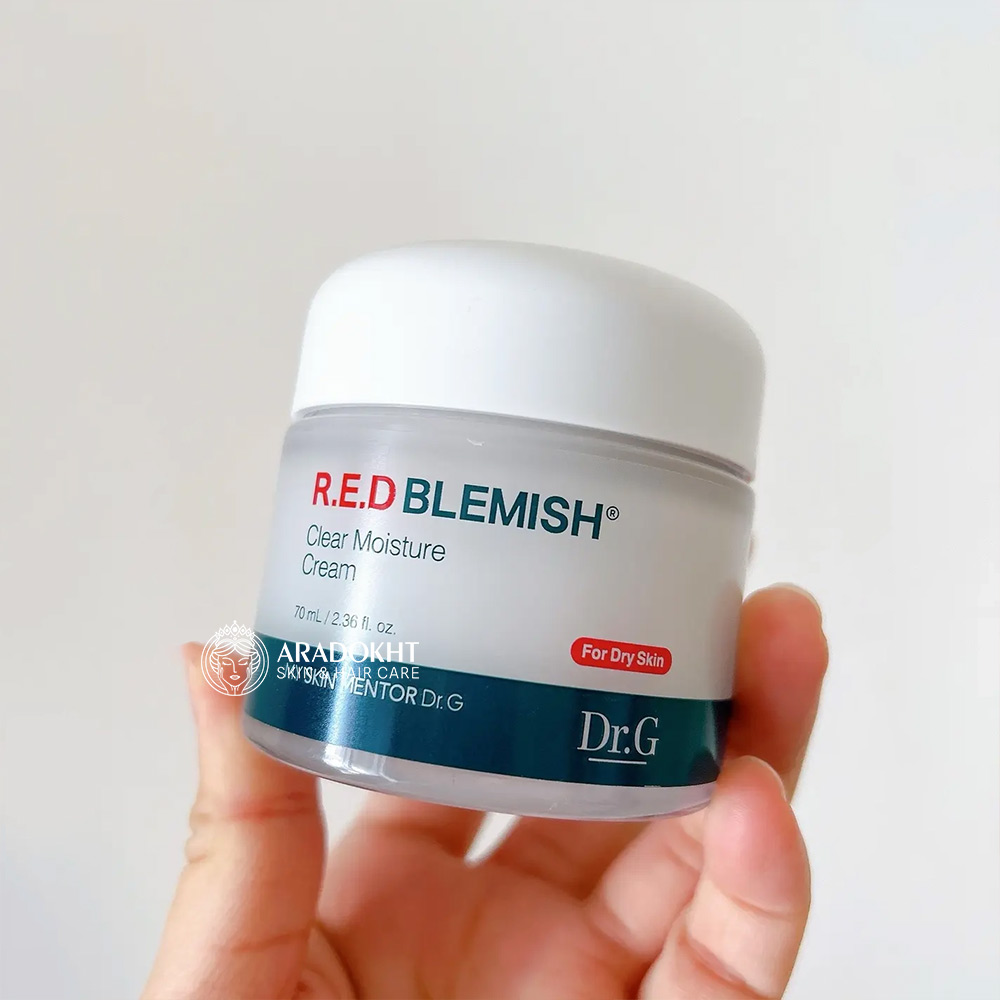 کرم تسکین دهنده و مرطوب کننده پوست خشک و حساس رد بلمیش دکتر جی Dr.G R.E.D Blemish Clear Moisture Cream