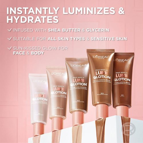 کرم درخشان کننده لومی گلوشن لورال L'Oréal Paris Lumi Glotion