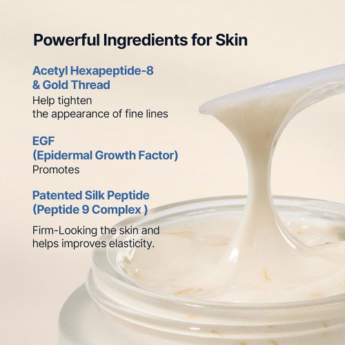 کرم ضد چروک و حجم دهنده پپتاید ابریشم و EGF سانگ بون ادیتور SUNGBOON EDITOR Silk Peptide EGF Intensive Cream