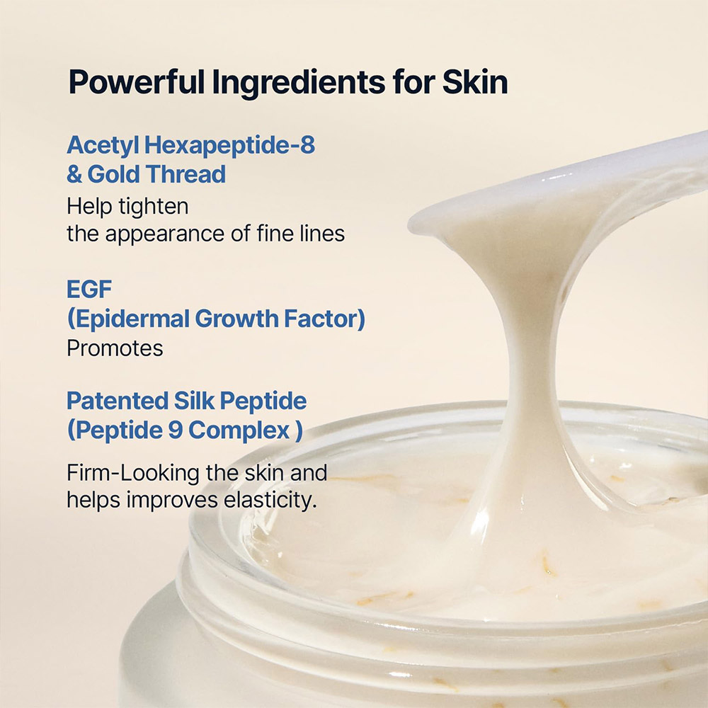 کرم ضد چروک و حجم دهنده پپتاید ابریشم و EGF سانگ بون ادیتور SUNGBOON EDITOR Silk Peptide EGF Intensive Cream