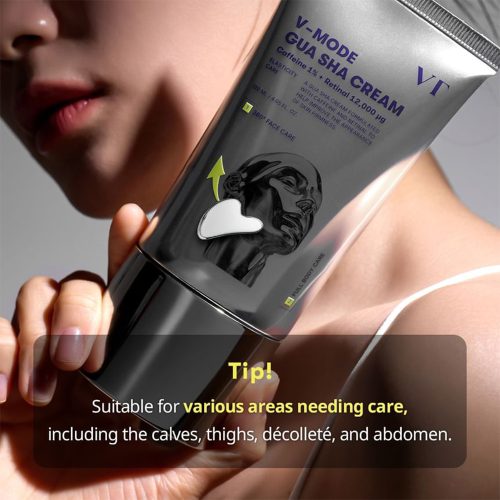 کرم گواشا ضد چروک و سفت کننده رتینال و کافئین مدل V-Mode وی تی کازمتیک VT COSMETICS V-Mode Gua Sha Cream