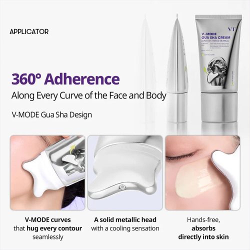 کرم گواشا ضد چروک و سفت کننده رتینال و کافئین مدل V-Mode وی تی کازمتیک VT COSMETICS V-Mode Gua Sha Cream